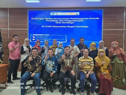 Kerja sama dengan Unesa ini memperkuat transformasi Balitbangda menjadi Badan Riset dan Inovasi Daerah (BRIDA).