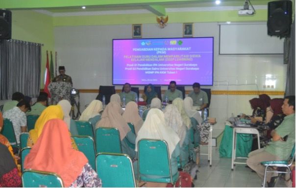 Kegiatan ini antusias diikuti guru IPA SMP/MTs.