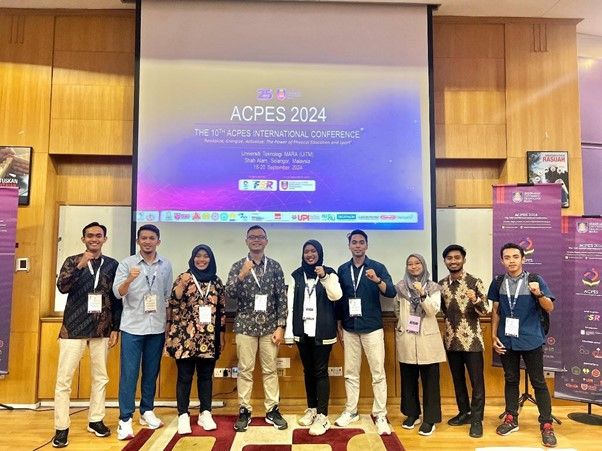 Delegasi FIKK UNESA dalam Konferensi Internasional ASEAN Council of Physical Education and Sport (ACPES) ke-10 di Malaysia.